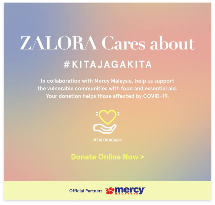 zalora cares kitajagakita